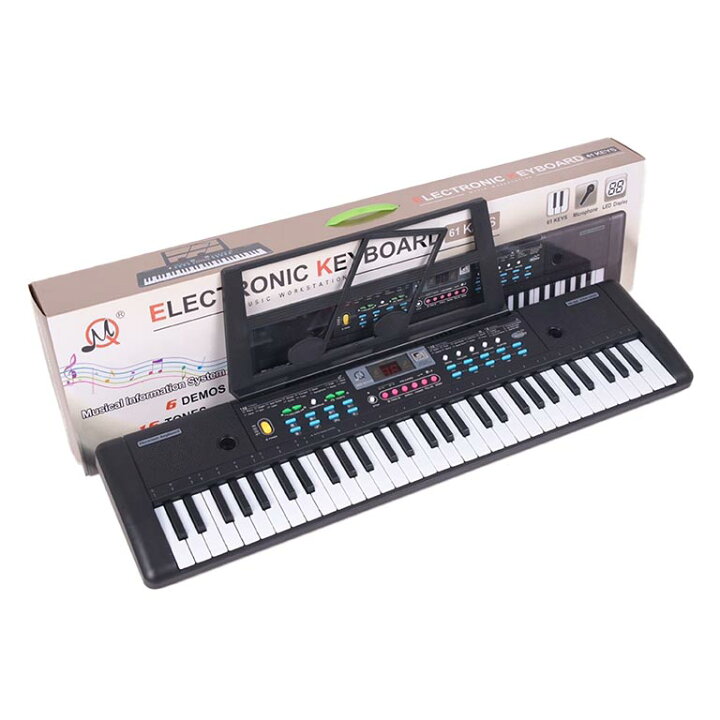 楽天市場】ガイド機能付 電子ピアノ 楽器 ピアノ キーボード 光る 鍵盤 