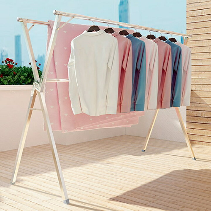 楽天市場 布団も干せる伸縮式コンパクト物干し台 折りたたみ 畳める 物干しざお 洗濯 室内干し 収納 コンパクト 小型 布団 干し おしゃれ ベランダ バルコニー 物干し台 伸縮 ステンレス 悠遊ショップ