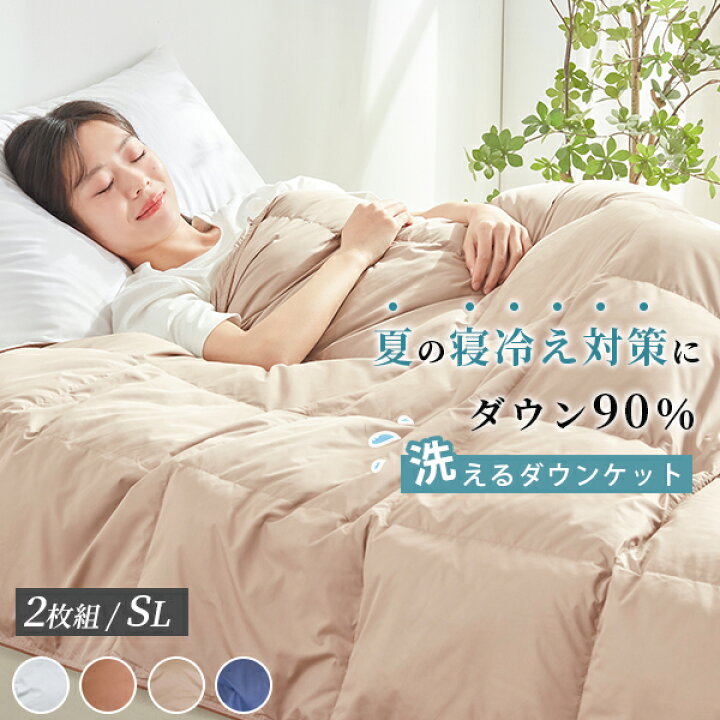 楽天市場】ダウンケット 羽毛布団 夏用 5990円1枚相当 ダウン90％ 夏用 
