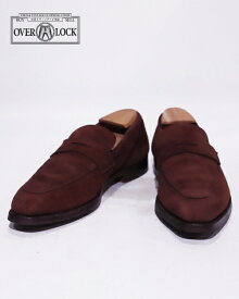 【中古】Crocket & JonesxBEAMS F クロケットアンドジョーンズxビームスエフ RUTLAND UK7E BRW 履きシワ有 ハーフラバー付 ヒドゥンチャネル 5497-29