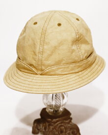 【中古】HIGHER ハイヤー COTTON LINEN SNAIL HAT 2 MUSTARD 硫化染め HT19010