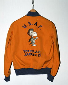 【中古】Buzz Rickson’s x SNOOPY バズリクソンズxスヌーピー TOUR JACKET 36 ORG BR13242