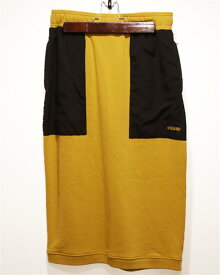 【中古】STUSSY WOMEN ステューシーウーマン Simone Contrast Pocket Skirt XS GLD