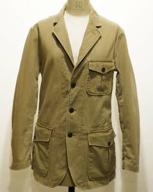 【中古】RRL ダブルアールエル CANVAS SPORTS JACKET XS CAMEL ヨゴレ有 MNRROTWM5N0001