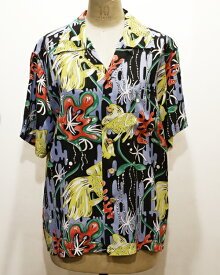 【中古】SUN SURF SPECIAL EDITION KAMEHAMEHA GARMENT CO. サンサーフスペシャルエディション ORIENTAL UNDER SEA M BLK ダメージ有 SS31217