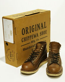 【中古】CHIPPEWA チペワ 1958 5inch ORIGINAL LACE-TO-TOE BOOTS US8.5D MAPLE LEAF 使用感有 5251MPL