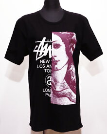 【中古】STUSSY ステューシー WT Venus TEE M BLACK 2016SS