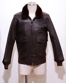 【中古】THE REAL McCOY 92年旧マッコイ 80着限定 INTERMEDIATE,G-1 36 BROWN リブ修理有 MIL-J-7823