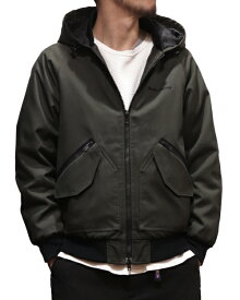 【中古】Back Channel バックチャンネル Cordura Hooded Jacket M OLIVE DRAB キズ有