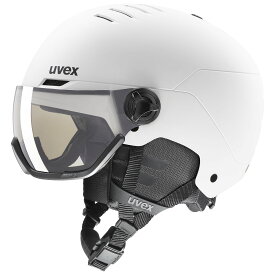 uvex ウベックス スキー スノーボード バイザーヘルメット 調光バイザー ダイヤル式サイズ調整 眼鏡使用可能 wanted visor pro V サイズ 54-58cm 58-62cm