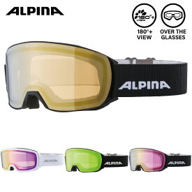 ALPINA アルピナ スキー スノーボード ゴーグル ユニセックス ハイコン ミラーレンズ くもり止め 眼鏡対応 NAKISKA Q LITE 全4色