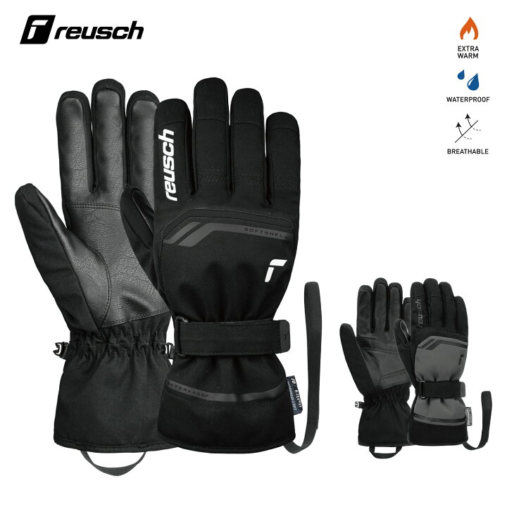 楽天市場】REUSCH ロイシュ スキー グローブ 大人用 5本指 防水 ユニ 
