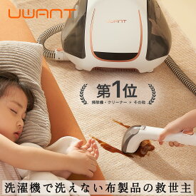 母の日 応援2,500円OFF【 UWANT 公式】B100 S ユワント リンサー 布製品 洗濯機 クリーナー カーペット洗浄機 大掃除 絨毯 カーペット クリーニング リンサー 掃除機 バキュームクリーナー スポットクリーナー ラグ ソファ 水掃除 車内 水で洗う カーペットクリーナー