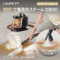 【特典付】さらに3,901円OFFクーポン!★1年保証★ UWANT Y100steam スチームクリーナー リンサー 布製品 …