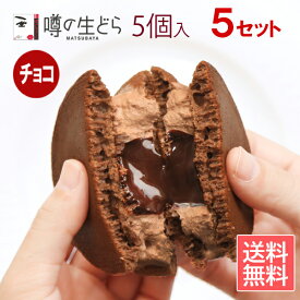 噂の生どら チョコ 5個 セット(まとめ買い) 母の日 バレンタイン ギフト 生どら焼き どら焼 どらやき 和菓子 お取り寄せ 詰め合わせ お菓子 プレゼント どら焼き 手土産 お菓子 高級 贈り物 お祝い 喜ばれる お返し お礼 冷凍 冬 アイス