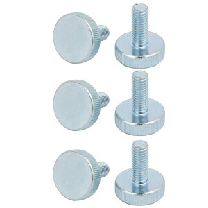 uxcell [bg܂݃lW M8x20mm Vo[u[ t@Xi[ Yf| bL 6