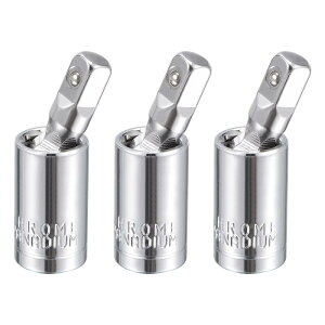 uxcell ���@�\�\�P�b�g�W���C���g �\�P�b�g�A�_�v�^�[ 6mm�h���C�u �Z�p�{�[�� �o�l�X�C�x�� Cr-V 3��