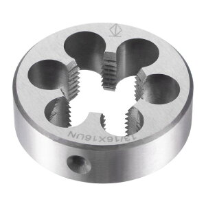 uxcell �ی^�˂��؂�_�C�X ���E���h�X���b�f�B���O�_�C 14.7 mm-16 UN �����H��| �˂��C���n���h�c�[��