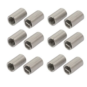 uxcell �R�C���C���T�[�g 304�X�e�����X�| M10x1.5mmx30mm 12����