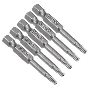 uxcell �Z�L�����e�B�g���N�X�X�N�����[�h���C�o�r�b�g 6mm �w�L�T �V�����N T15 �}�O�l�e�B�b�N �Z�L�����e�B �g���N�X �X�N�����[�h���C�o�[ �r�b�g 50mm�̒��� 5 ����