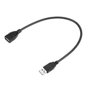 uxcell tLVuUSBP[u USB2.0IX-XR[h 35 cm LEDfXNvp ubN