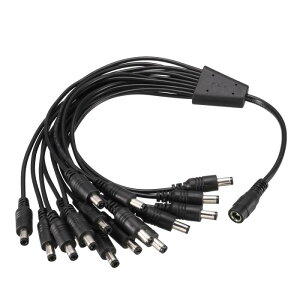 uxcell DC �p���[�X�v���b�^�[�P�[�u�� 1���X�[16�I�X 5.5mmx2.1mm CCTV�J����