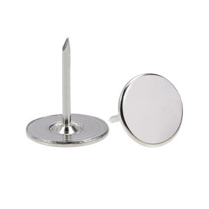 uxcell ��e�B ���������l�C���^�b�N 16mmx20mm �t���b�g�w�b�h �Ƌ�B �V���o�[�g�[�� �Ƌ� �\�t�@ �w�b�h�{�[�h�p 100����