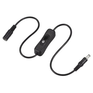 uxcell I/ItXCb`tDCP[u 5.5 mmx2.5 mmDCIX-XP[u LEDfXNv LEDXgbvp ubN 50 cm 2