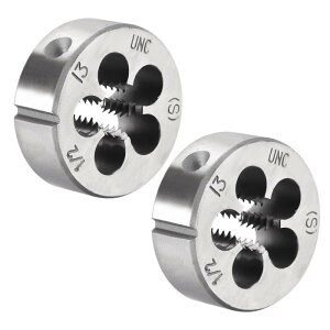 uxcell �ې؂�_�C�X �˂��؂�_�C�X 13 mm-13 UNC �}�V���X���b�h �E�� �����H��| 2����