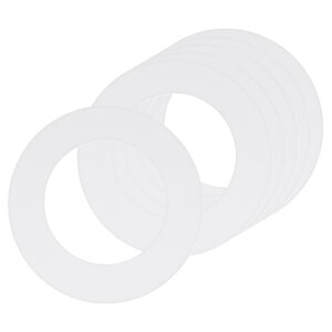 uxcell 6���� 4�C���`�_�E�����C�g�p�S�[�t�����O ���a4.3�C���` �O�a6.8�C���` �X�`�[�����t���b�g�S�[�t�g���������O �L�������C�g�J�o�[�v���[�g �V�[�����O�E�ǂ̌��B���p ������z��