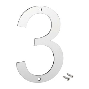 uxcell 304XeX|̉Ɣԍ hA[{bNXp j[NȃX^C̃fUC 125mm ԍ3