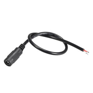uxcell DC�R�l�N�^ DC�d��5.5mmx2.5mm 4A 18AWG 30 cm���X�v���O �R�l�N�^�s�O�e�[�� 10��
