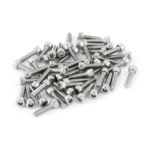 uxcell ۓ@˂{g M3×12mm XeXX`[ Zpt 50