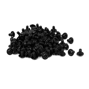 uxcell ���b�V���[�}�U�[�{�[�h�l�W �t���b�g�w�b�h �u���b�N�������b�L PWM3x5mm 100����