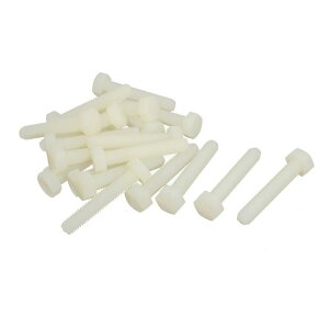 uxcell �Z�p�{���g �i�C���� �i�C�����w�b�h�X�^�C�� M8 x 45mm ���g���b�N 20����