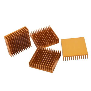 uxcell q[gVN WG[^[tB A~jE 40×40×11mm S[hg[ 4