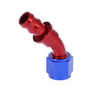 X AUTOHAUX �t�B�b�e�B���O �z�[�X�G���h 10AN AN�^�C�v 45�x �����ԕ��i �ڑ� �A�_�v�^�[ 6061 �A���~�j�E������ ���b�h �u���[ 1����