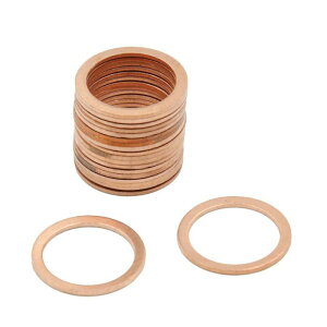 uxcell �����b�V�� �V�[�����O�K�X�P�b�g 16 x 21 x 1mm ���̃g�[�� 20������