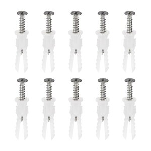 uxcell 6 x 30 mm�v���X�`�b�N�g���p�C�v �v���X�`�b�N�� �z���C�g �v���X�`�b�N���A���J�[ �ǃv���O�g���`���[�u 20����