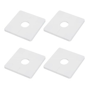 uxcell 4Zbg ǗpXvbgtW 86mm / 3.4"  GXJbVv[g A BS XNGA^ ȔSzǃJo[v[g 22mm / 0.9" a  ֌ANZT[ zCg