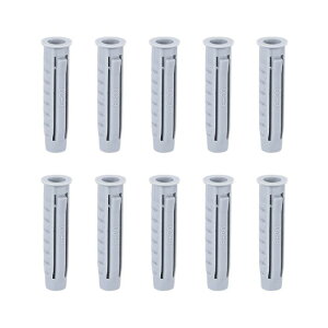 uxcell 6x30 mm�v���X�`�b�N�g���p�C�v �v���X�`�b�N�� �O���[ �v���X�`�b�N���A���J�[ �ǃv���O�g���`���[�u 100����