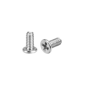 uxcell �R���s���[�^�l�W �v���X�˂��t�@�X�i�[ M1.4x3.5mm �V���o�[�g�[�� 2.5mm���a�l�W�w�b�h ���b�v�g�b�v PC TV �t�@�� �I�[�f�B�I �X�C�b�`�p 100����