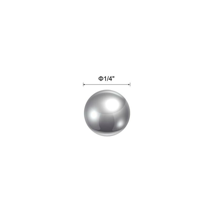 uxcell 精密ボール プレシジョンボール 420ステンレス鋼 ベアリングボール 精密グレードG100 ボール直径6.35 mm 200個  : uxcell japan