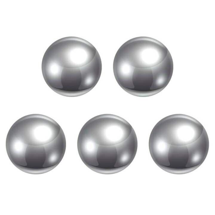 uxcell 精密ボール プレシジョンボール 420ステンレス鋼 ベアリングボール 精密グレードG100 ボール直径12.7 mm 5個 :  uxcell japan