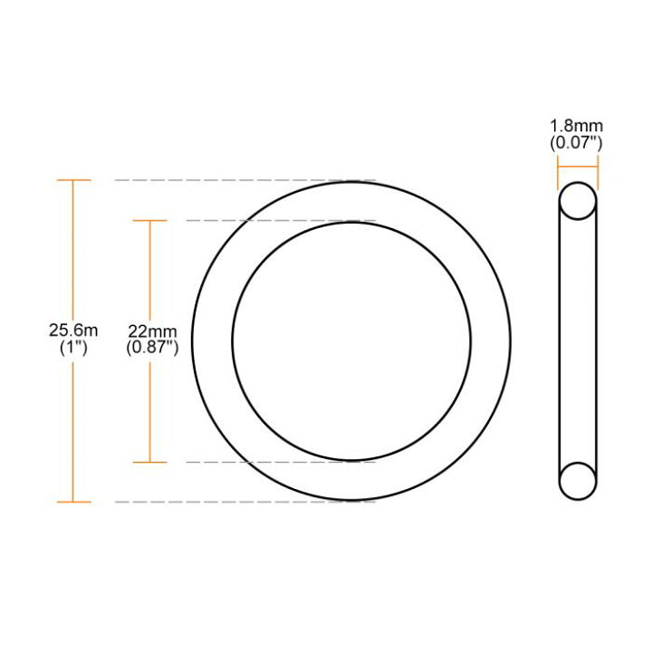 楽天市場】uxcell Oリング ニトリルゴムシーリングガスケット ニトリルゴム 外径25.6mm 内径22mm 幅1.8mm メトリック 10個入り : uxcell japan 楽天市場】uxcell Oリング ニトリルゴムシーリングガスケット ニトリルゴム 外径25.6mm 内径22mm 幅1.8mm メトリック 10個入り : uxcell japan