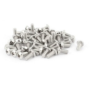 uxcell ix ˂ M4 x 9mm 50{ 304XeX| \t @B˂ ƓdiC ؍H H ԗp Vo[g[