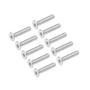 uxcell �t���b�g�w�b�h�l�W �����Z�p�l�W 304�X�e�����X �X�`�[���t�@�X�i�[�{���g M6x30mm 20��
