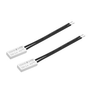 uxcell KSD9700�T�[���X�^�b�g ���x�R���g���[���[ �X�C�b�` ���^���� ���x45�� ����ɊJ��N.O 5A 2��