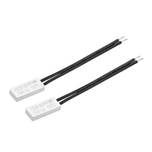 uxcell KSD9700�T�[���X�^�b�g ���x�R���g���[���[ �X�C�b�` ���^���� ���x120�� ����ɊJ��N.O 5A 2��