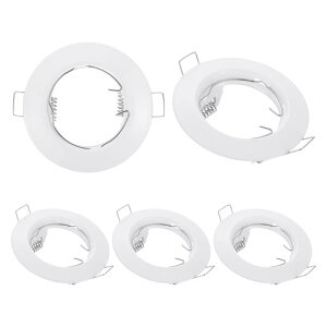 PATIKIL LED �_�E�����C�g �t ���[�� �n�E�W���O 5�Z�b�g MR16 GU10 �d�� ���ߍ��݃��C�g �z���_�[ �ی^ �V �� �X�|�b�g���C�g ��t�t ���[�� �z�[�����C�g�p ��